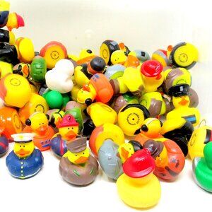 10 Military  / 1st Responders Rubber Ducks 2 inch Squirter  Duck Toy